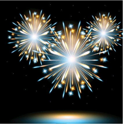 fireworks effect 02 Illustration vector