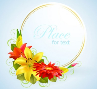 flower greeting cards1 01 vector