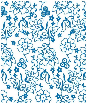 flower pattern background vector