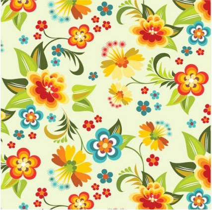 flowers background 4 vector