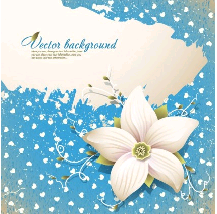 flowers shading background 03 vector design