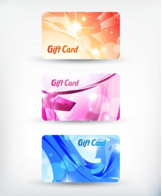 gift card template 01 vector
