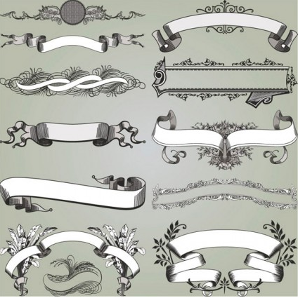 gorgeous classic decorative pattern 3 vector material
