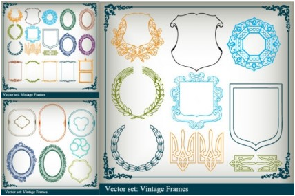 graphical borders clip art Free design vector