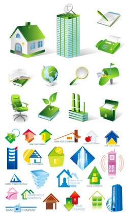 house real estate theme icon vector design