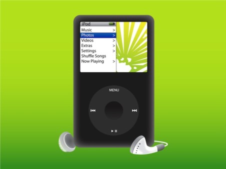 iPod Player vector graphics