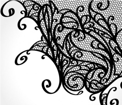 lace pattern background 01 vectors