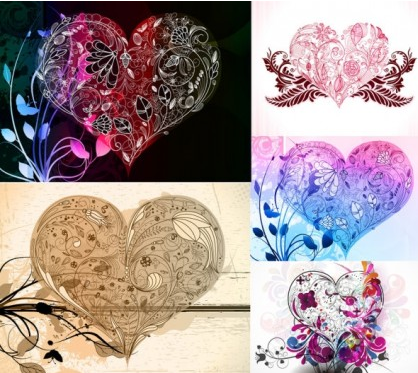 love composition pattern vector