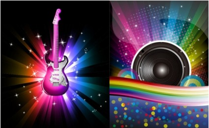 musical elements vector