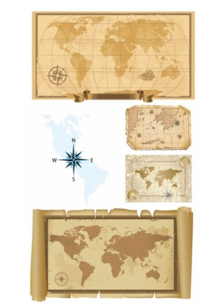 old map vector