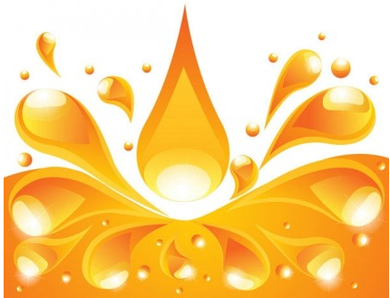 orange liquid background 4 vector