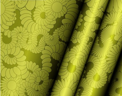 pattern curtains 01 vector