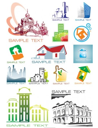 pattern house subject vector