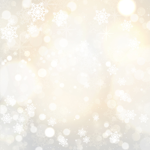 snowflakes and stars background vector free download
