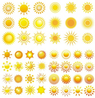 sun graphic vector