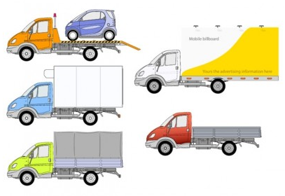 truck graphic design vector