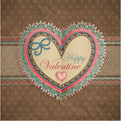 valentines day heartshaped tag 04 vector