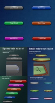 web download button color vector