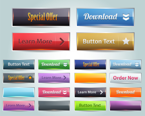 web button 19 vector graphics free download