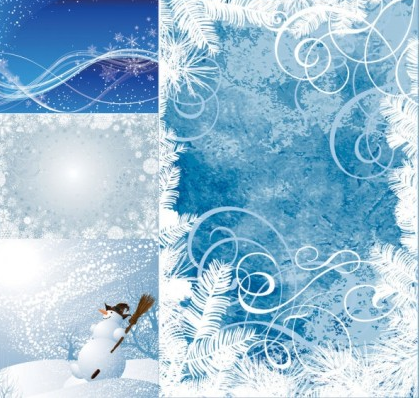 winter background vector