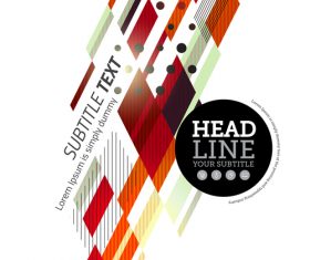 Abstract cover illustration vector 01