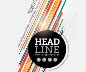 Abstract cover illustration vector 02