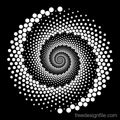 Abstract movement circle background vector 05