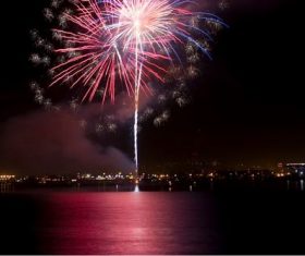 Around the World New Year Fireworks Stock Photo 21