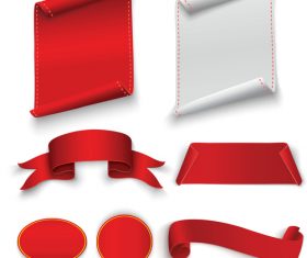 Bank merry christmas banners vector