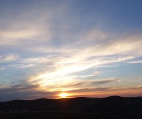 Be fascinated by sunset Stock Photo 01