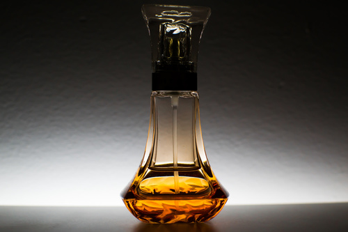 Beautifully designed perfume bottle Stock Photo 02
