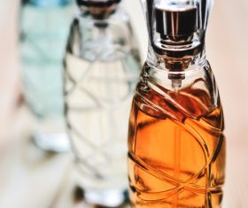 Beautifully designed perfume bottle Stock Photo 03