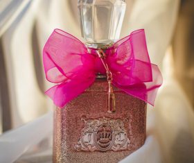 Beautifully designed perfume bottle Stock Photo 09