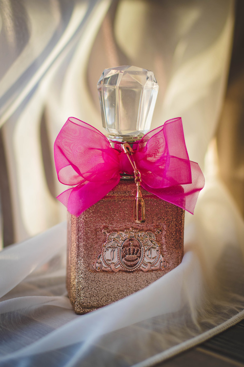 Beautifully designed perfume bottle Stock Photo 09