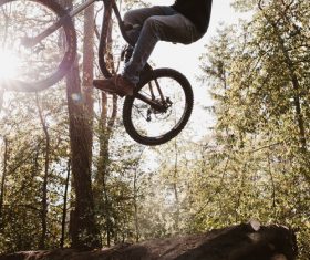 Bicycle athletics Stock Photo