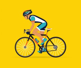 Bicycle sport illustration vector 02