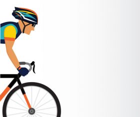 Bicycle sport illustration vector 04