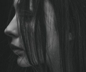 Black and White Portrait Photography of Women Stock Photo 11