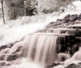 Black and white landscape photography Stock Photo 08