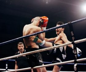 Boxing competition Stock Photo 03