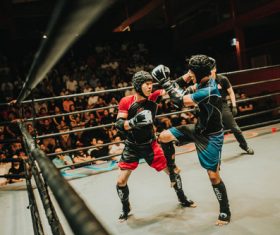 Boxing competition Stock Photo 05