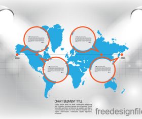 Business infographic with spotlight vector template 04