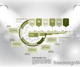 Business infographic with spotlight vector template 23