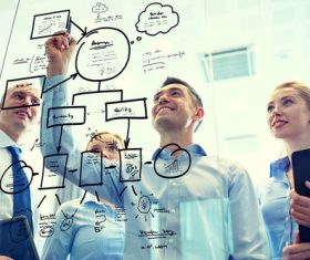 Business people at the meeting Stock Photo 01