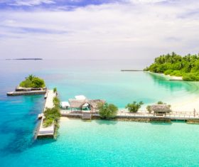 Charming resort island Stock Photo 01