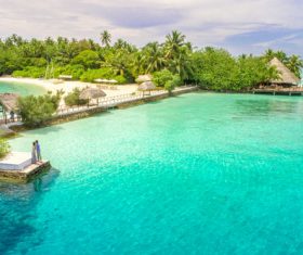Charming resort island Stock Photo 02