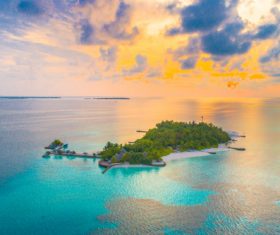 Charming resort island Stock Photo 03