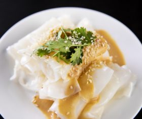China cuisine steamed cold noodles Stock Photo 03