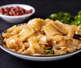 China cuisine steamed cold noodles Stock Photo 05