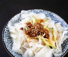 China cuisine steamed cold noodles Stock Photo 07